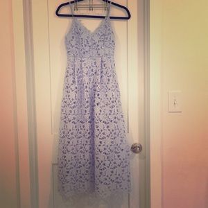 Periwinkle Blue Lace Dress